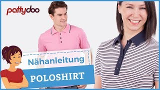 Poloshirts für Damen amp Männer nähen  Anleitung für Kragen Knopfleiste und Schlitze [upl. by Obelia258]