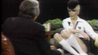 Wendy O Willams and the Plasmatics on the Tom Snyder show  Part 1 [upl. by Ovatsug]