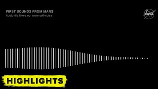 NASA captures FIRST SOUNDS on the surface of Mars [upl. by Hanavas]