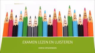 Examen Nederlands  Lezen en Luisteren [upl. by Kristel]