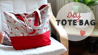 DIY Tote Bag  Beginners Sewing Tutorial [upl. by Richard]