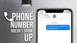 iPhone Number NOT Showing up in iMessage fix [upl. by Mirabelle549]