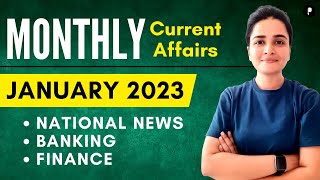 January 2023 Current Affairs  Monthly Current Affairs 2023  National News Banking amp Finance [upl. by Chessa]