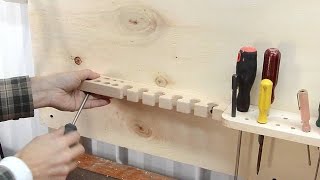 Making wall tool holders [upl. by Ettigirb212]