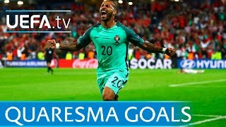 Ricardo Quaresma  5 great goals  Besiktas Porto Portugal [upl. by Bohner337]