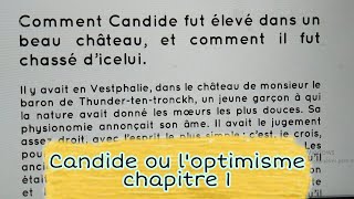 candide chapitre 1 explication mot par mot 2 Bacشرح مفصل كلمة بكلمة الثانية باك أحرار والرسميين [upl. by Epp528]