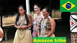 Amazon tribe in the rainforest [upl. by Irisa]