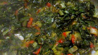 Simple but very tasty spinach recipe South African Youtuber [upl. by Vernen]