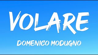 VOLARE  DOMENICO MODUGNO Testo  Lyrics [upl. by Godspeed]