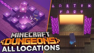 Minecraft Dungeons  How to unlock the Secret Level All Rune Locations [upl. by Geithner884]