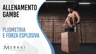 ALLENAMENTO GAMBE  PLIOMETRIA E FORZA ESPLOSIVA [upl. by Nitram]