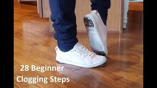 Beginners From Scratch  28 Clogging Dance Steps  Part 1 [upl. by Hamil6]