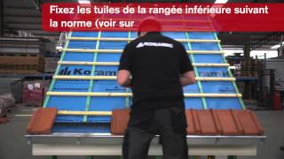 Conseils de mise en oeuvre Koramic 1 Pose des tuiles [upl. by Hillman]