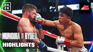 FIGHT HIGHLIGHTS  Jaime Munguia vs John Ryder [upl. by Einyaj96]