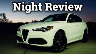 2020 Alfa Romeo Stelvio Luxury Night Review [upl. by Anneuq]