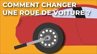 Comment changer une roue de voiture [upl. by Assirolc]