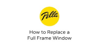 How to Replace Full Frame Window [upl. by Wilmette709]