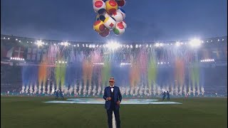 Andrea Bocelli perform ‘Nessun dorma’ at UEFA Euro 2020 Opening Ceremony at Olympic Stadium [upl. by Rego]