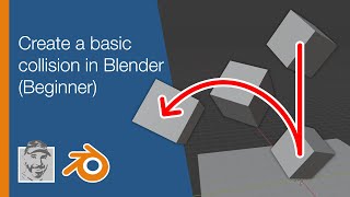 Create a basic collision in Blender Beginner [upl. by Abigale]