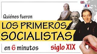 El SOCIALISMO UTÓPICO Los primeros socialistas  Resumen  SaintSimon Owen Fourier Blanc [upl. by Aiksas]