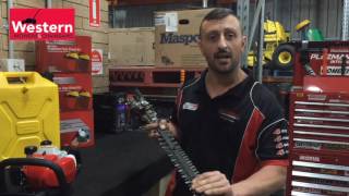 Hedge Trimmer Use amp Maintenance [upl. by Eliades]