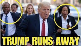 Trump RUNS from REPORTERS ONE DAY After Zelensky DISASTER MEETING [upl. by Brad]