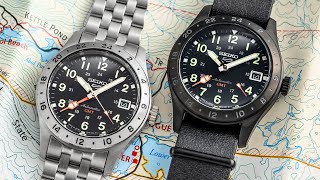 The New Most Attainable GMT From Seiko  Seiko 5 Field GMT SSK023 amp SSK025 [upl. by Kwan]