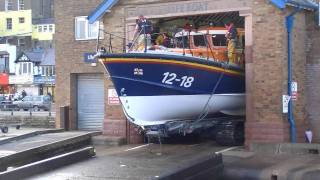 Scarborough Lifeboat 16 March 2010 [upl. by Llerrehs]