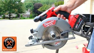 Milwaukee M18 Cordless Circular Saw 612quot Version [upl. by Karoly]