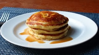 Lemon Ricotta Pancakes  Easy Lemon Pancakes Recipe [upl. by Fonz]