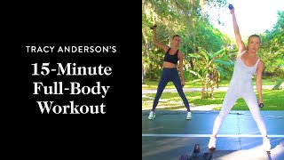 Tracy Anderson’s 15Minute FullBody Workout  Goop [upl. by Bandur]