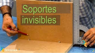 Poner soportes invisibles Bricocrack [upl. by Nylknarf907]