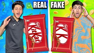 Real Vs Fake FOOD Challenge  Unbelievable😱 [upl. by Edythe54]