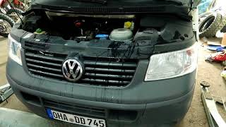 VW Bus T5 19 TDI Zylinderkopfdichtung defekt [upl. by Adnuhsal]