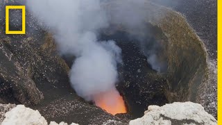 Into Nicaraguas Masaya Volcano  Explorer [upl. by Dowzall989]