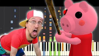 Psycho Pig  Piano Remix  FGTeeV Piggy Song [upl. by Atikir231]