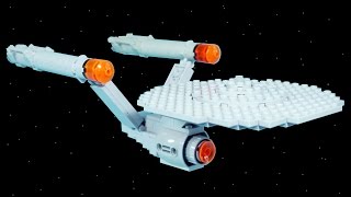 How to Build LEGO USS Enterprise  LEGO Star Trek [upl. by Nylecyoj]