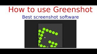 How to use greenshot  a free screen capture software for windows 10 [upl. by Pacifica]