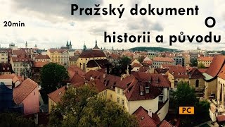 Český dokument o historii a původu Prahy [upl. by Dhu566]