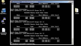 Windows command line networking nbtstat [upl. by Egiarc397]