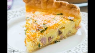 How to make Ham Quiche recipe  The Recipe Rebel [upl. by Hendel166]