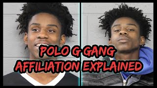 Polo G Gang Affiliation Explained What Gang Is Polo G In [upl. by Ateikan]