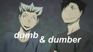 bokuto and kuroo being a chaotic duo haikyuu dub [upl. by Ezmeralda]