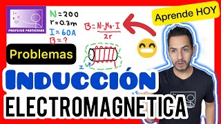 ✅INDUCCIÓN ELECTROMAGNÉTICA  CÓMO RESOLVER PROBLEMAS  FÍSICA PREPARATORIA [upl. by Zelikow219]