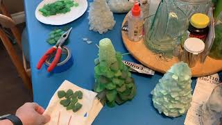 Sea Glass Tree Tutorial [upl. by Odnarb60]