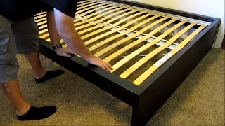 IKEA Malm high bed assembly  DETAILED [upl. by Eadnus]