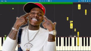 DaBaby  BOP  Piano Tutorial [upl. by Maryanna55]