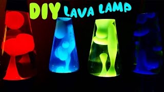 How to Make Lava Lamp Easy Step By Step DIY Tutorial Science Experiments [upl. by Timothee]