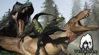 A Fight For Survival  Life of a Trex  The isle  Part 2 [upl. by Ahsitra]