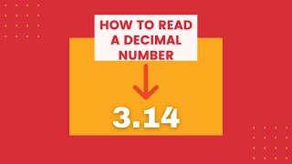 How to read a decimalNumbersMath [upl. by Nuahsyt]